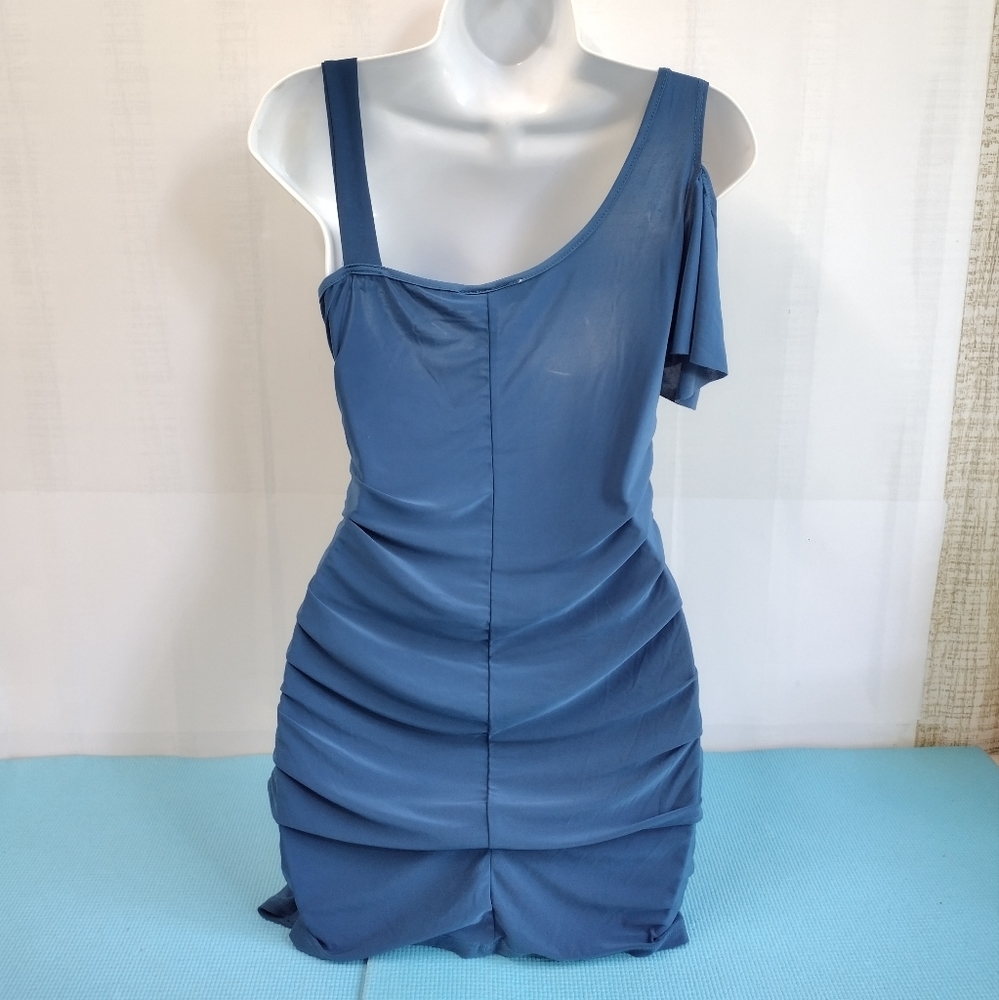 NEW Carpe Diem One Shoulder Ruched Party Dress Size XL - Picture 6 of 10